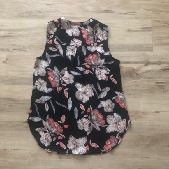 Cleo Black and Pink Floral Tank Top - Picture 6 of 8